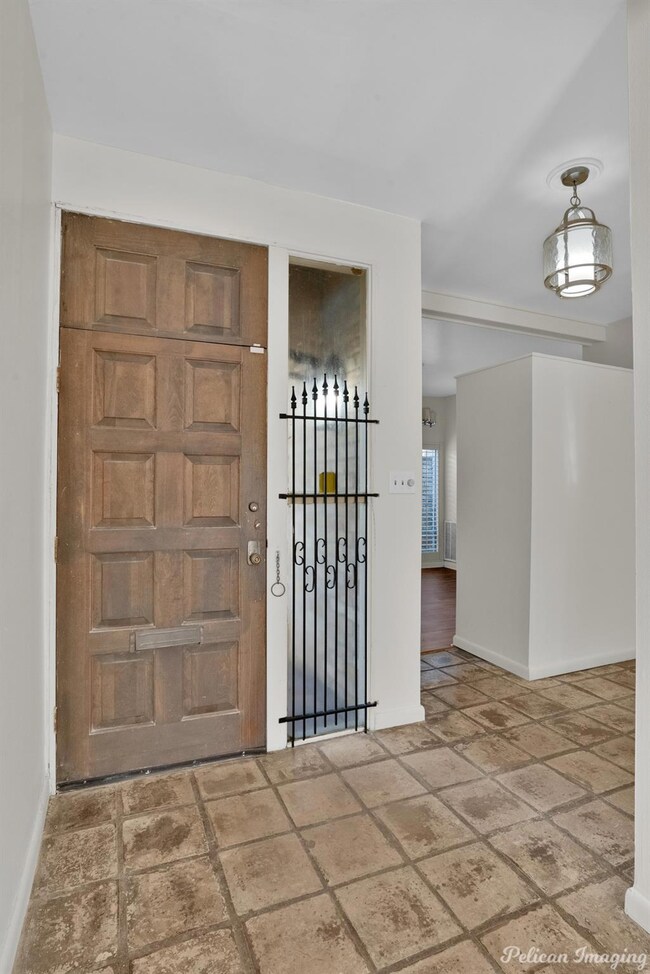 View of tiled entryway