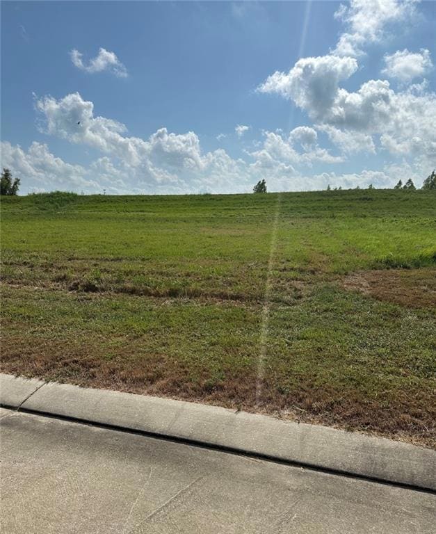 Looking at Large Levee Lot from Street