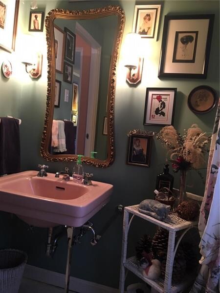 Main level powder room