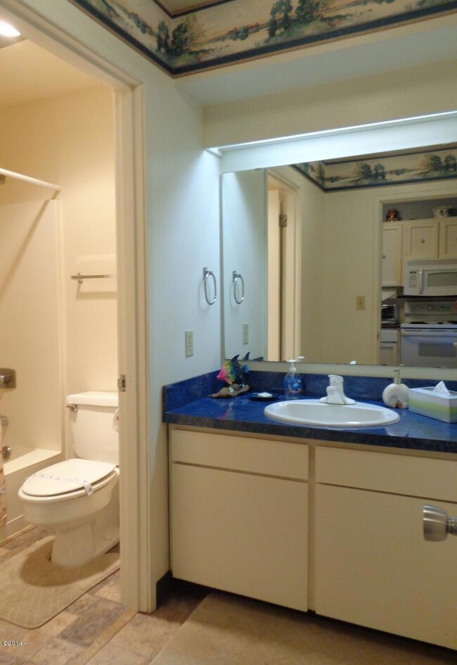 Full bath off kitchen