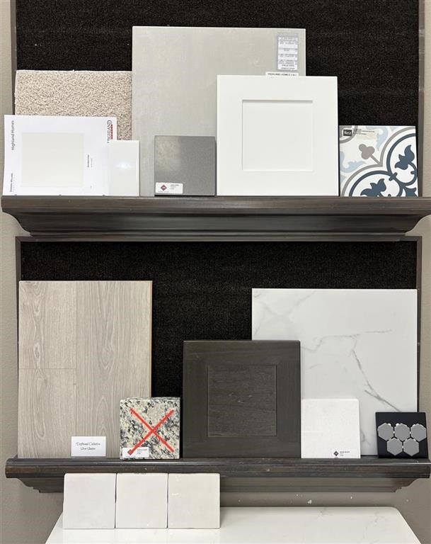 Hand selected design selections for interior!
