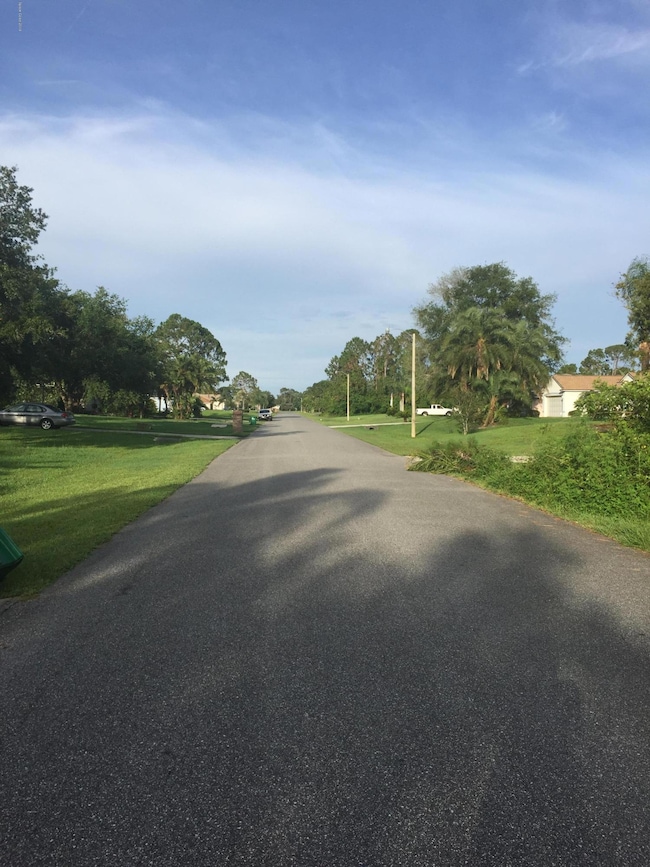 Looking down the street