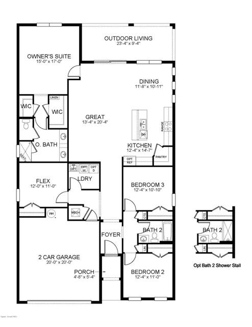 2034-Delray - Floorplan - Melbourne