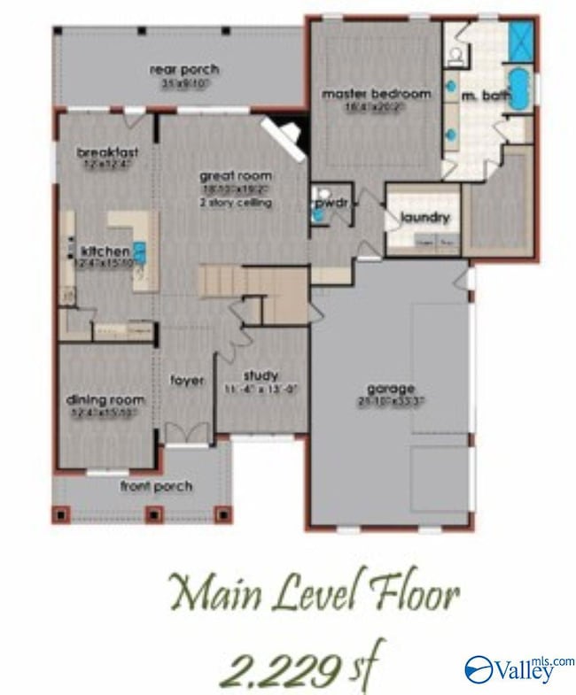 Georgetown Plan Goose Hill Bend, Madison, AL 35756 - photo 2