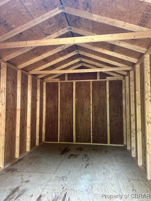 View of storage area