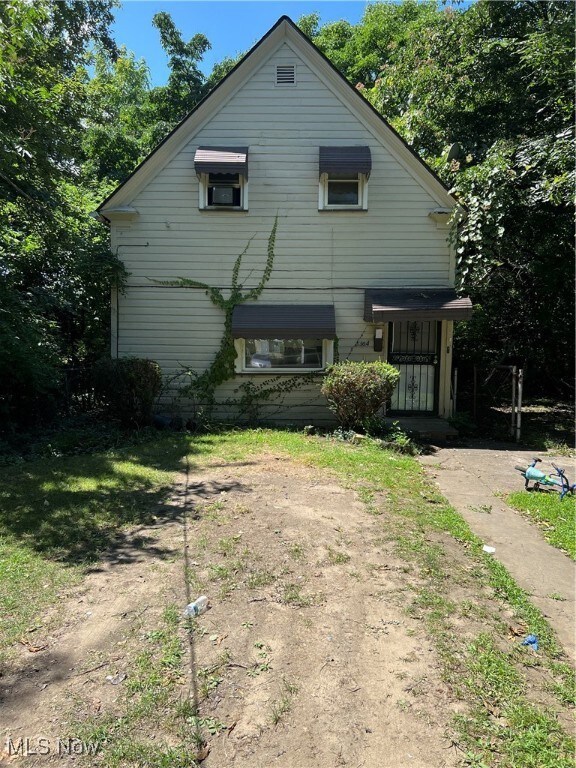 View of back of property