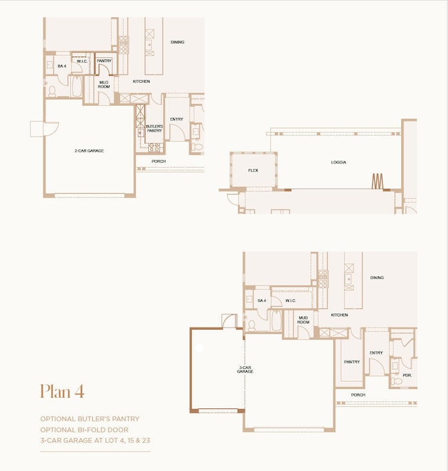 Plan 4 Floorplan Options