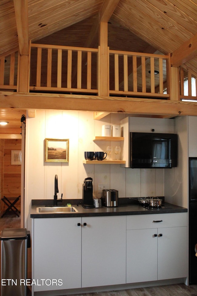 1652 Shady Grove Rd. loft & kitchen pic