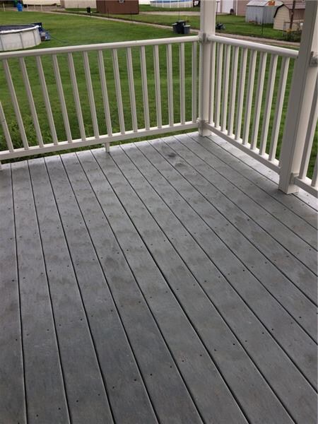 low maintenance back deck