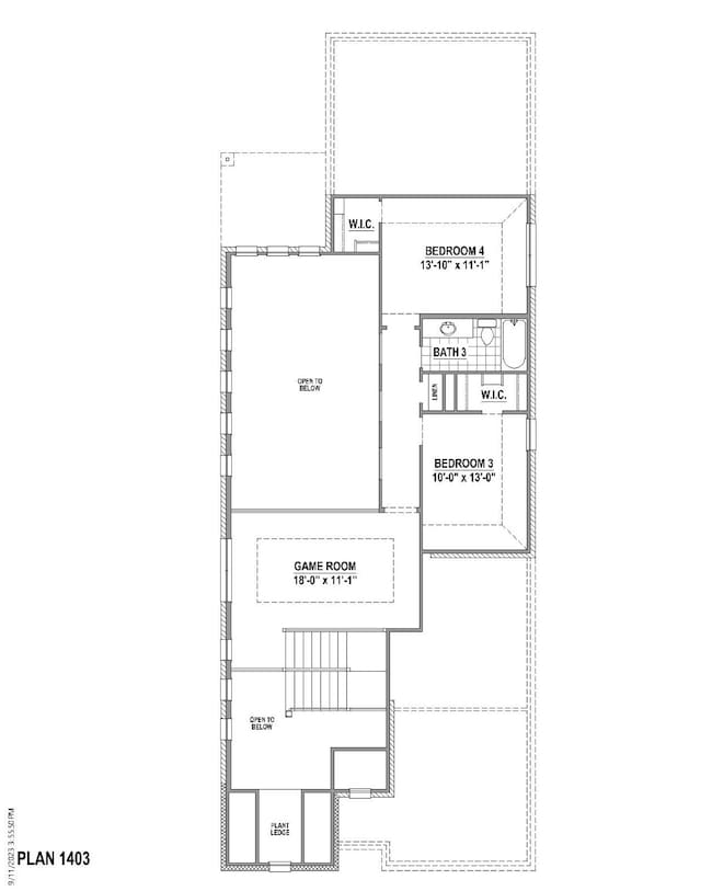 2nd Level Floor Plan