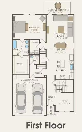 Pulte Homes, Dinero/LS201 floor plan