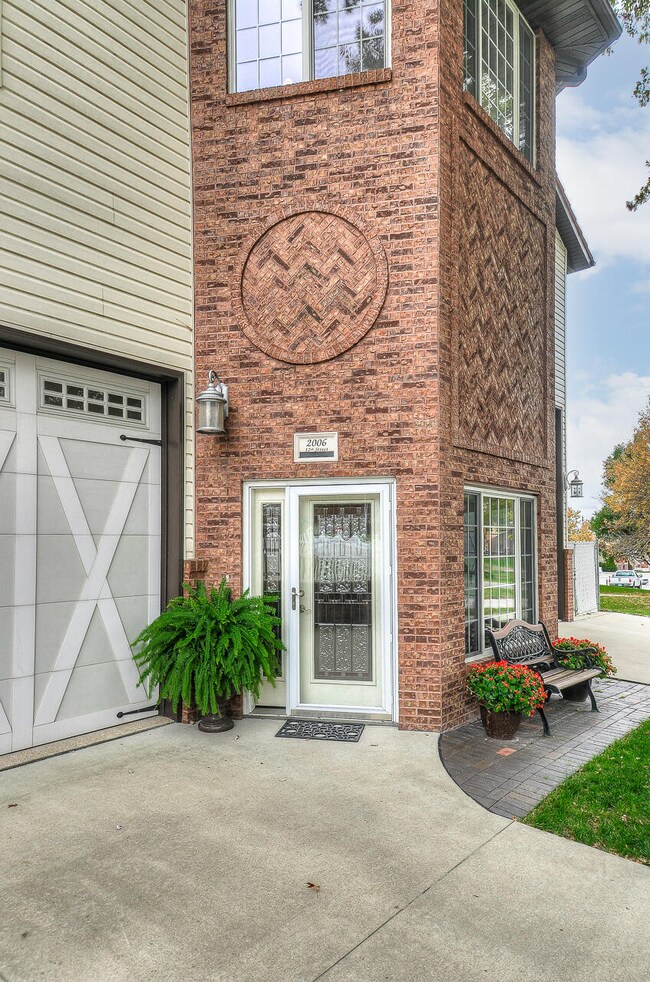 Front door of 2007 addition