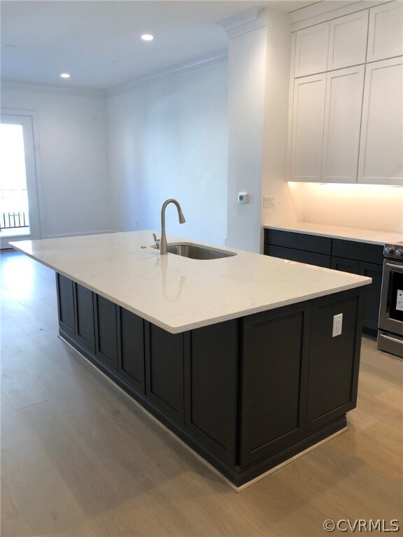Actual Home - Kitchen to Family Room, with large k