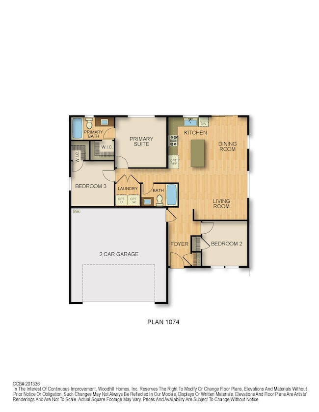 Primrose floor plan