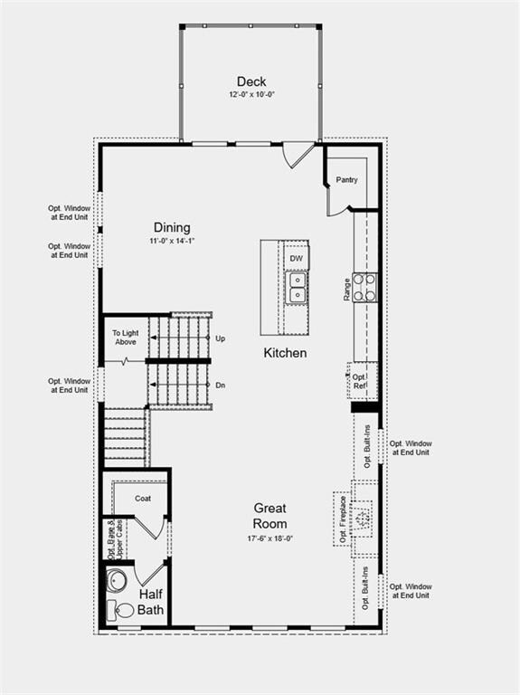 Main Level Floor Plan