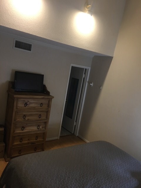 HIGH CEILING IN MASTER BEDROOM WITH ACCESS TO MAST