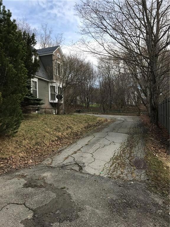 End of driveway view