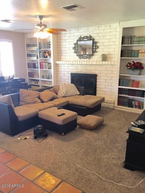 Family Room and Fireplace