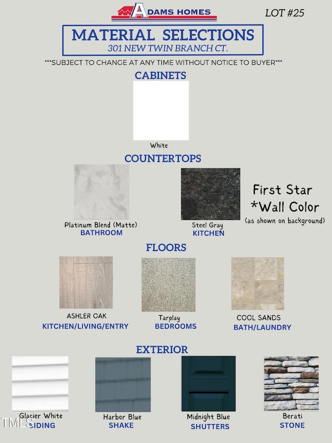 Color Material Selection