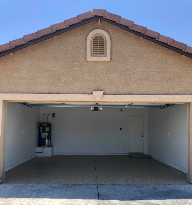 Garage with Epoxy Flooring