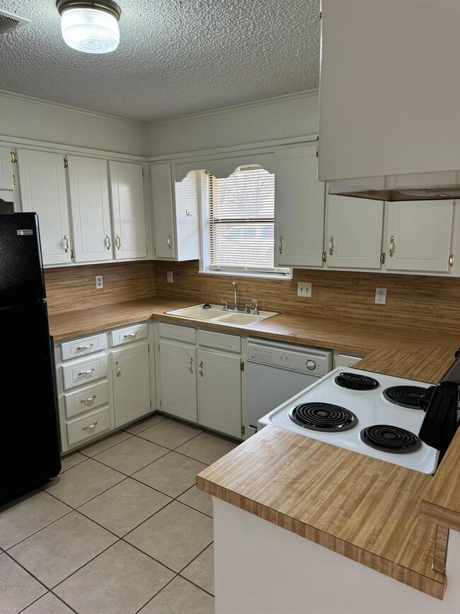 View into kitchen