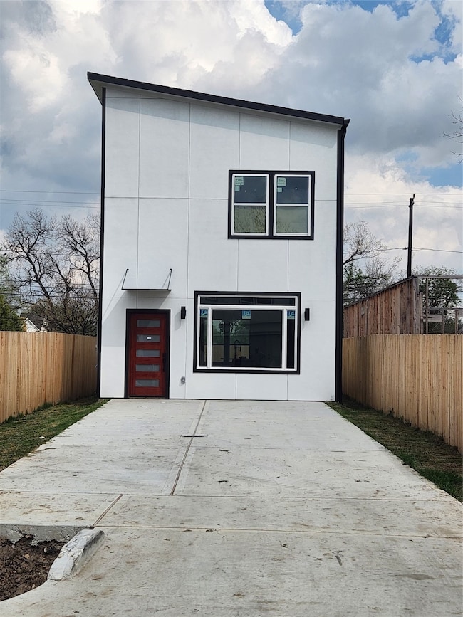 One street down from 2301 Sakowitz st