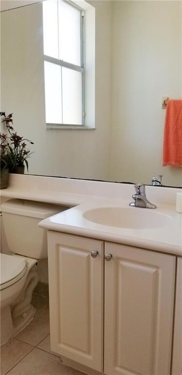 Large half bath on second level