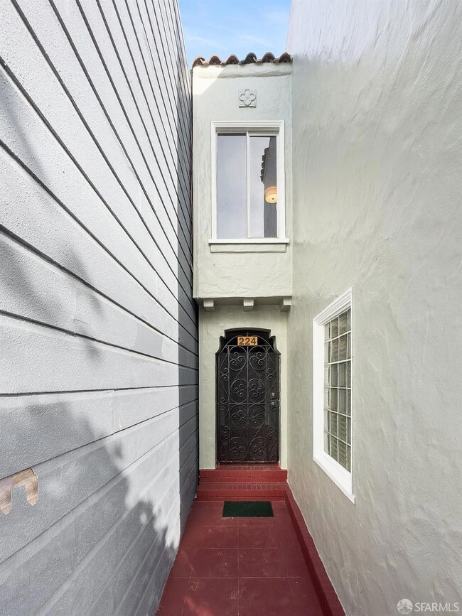 Walkway to entrance.