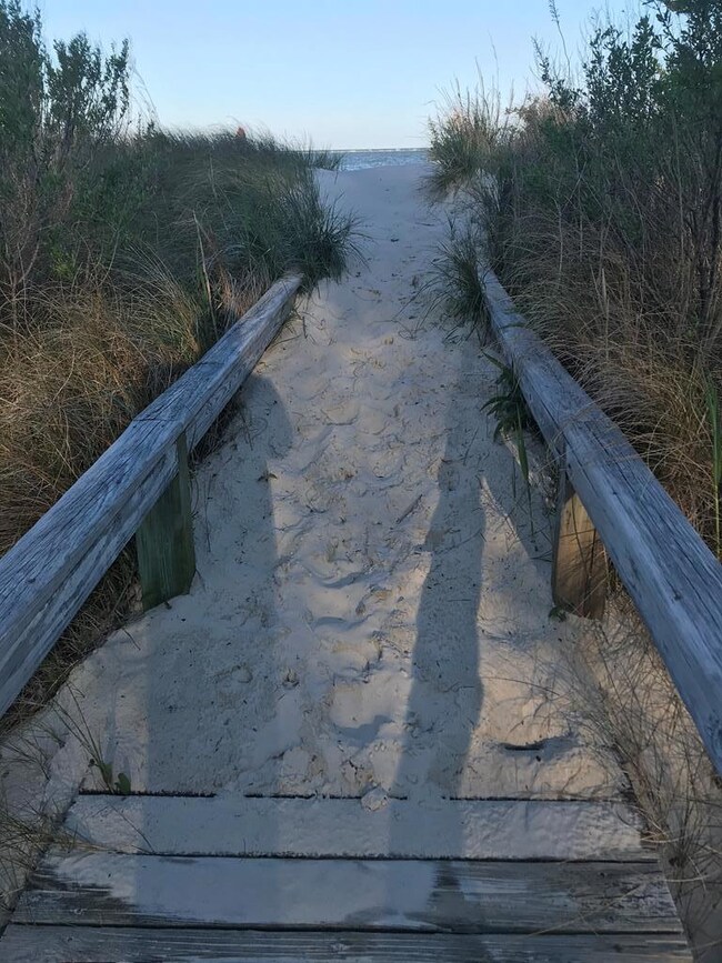 Beach Access bridge on Swan Drive
