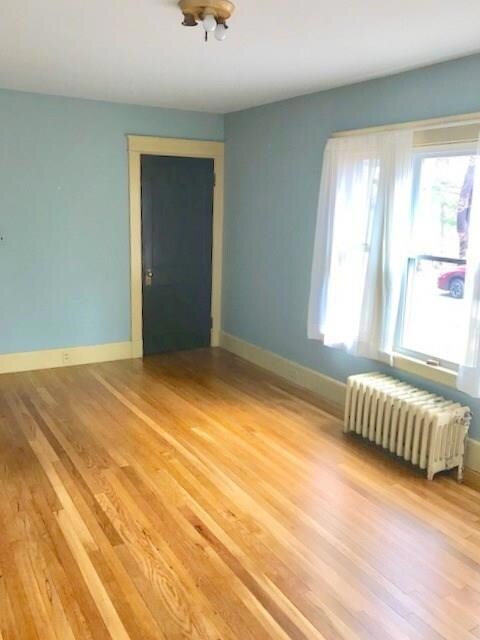 First floor bedroom, wood floors...