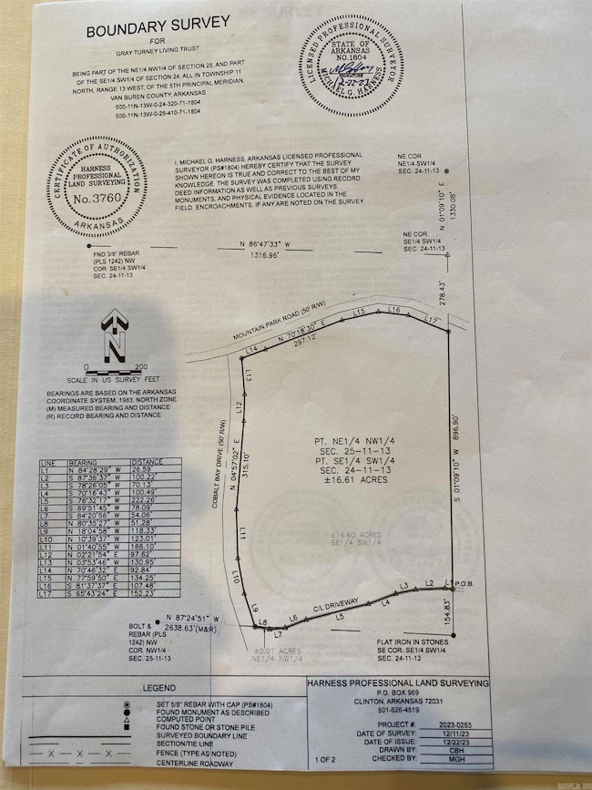 16.61 Acres Mountain Park Rd, Shirley, AR 72153 - photo 2