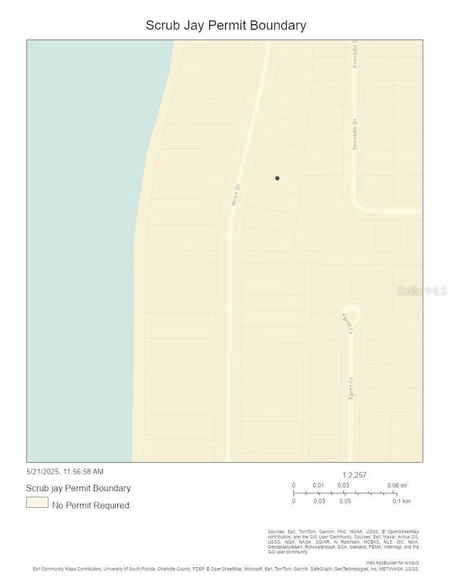 Scrub Jay Map