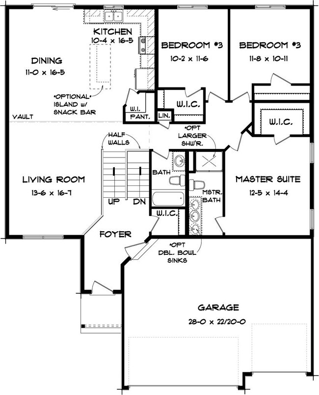 Main Level Floor Plan