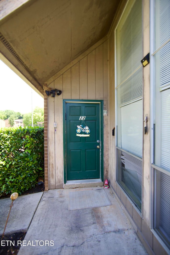Close up front door