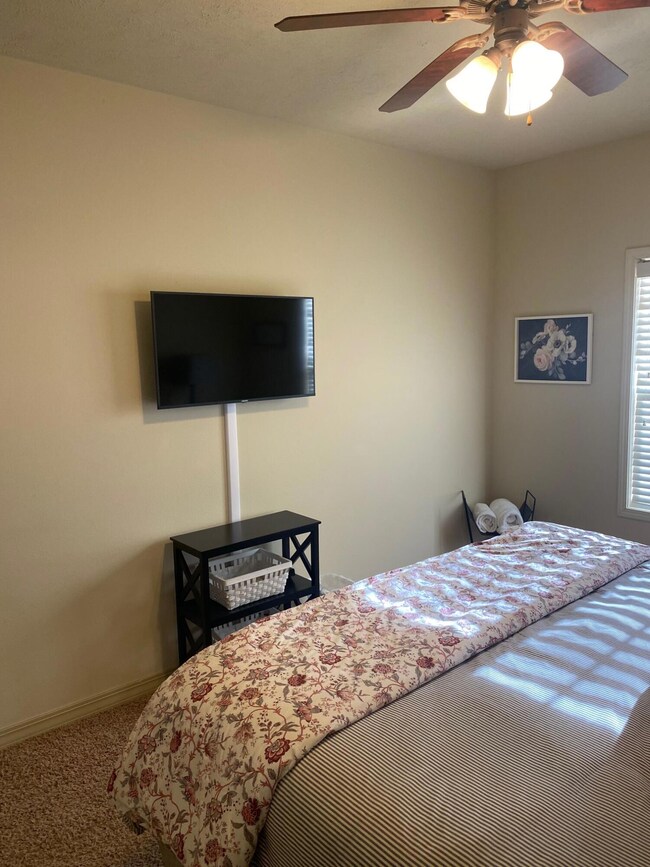 Bedroom 2 King Bed and Flat Screen TV