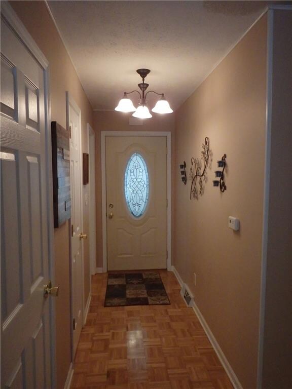Entrance and Hall with 3 Closets!