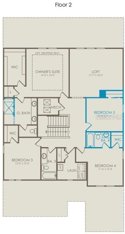 Floor Plan - Floor Two