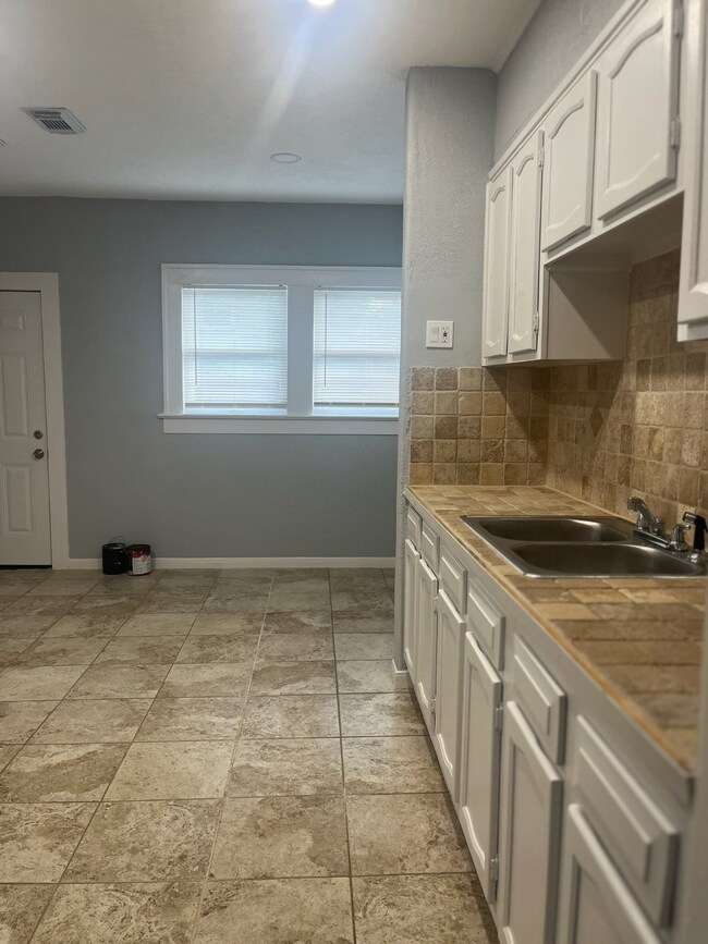 View as you walk into kitchen.