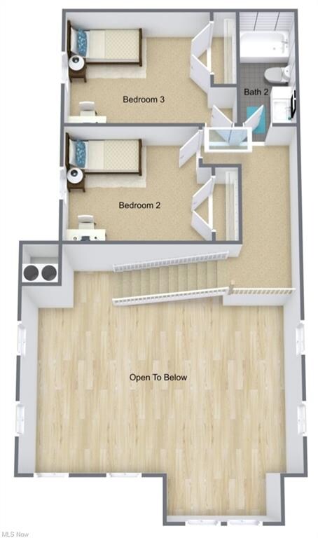 3 bedroom plan second floor