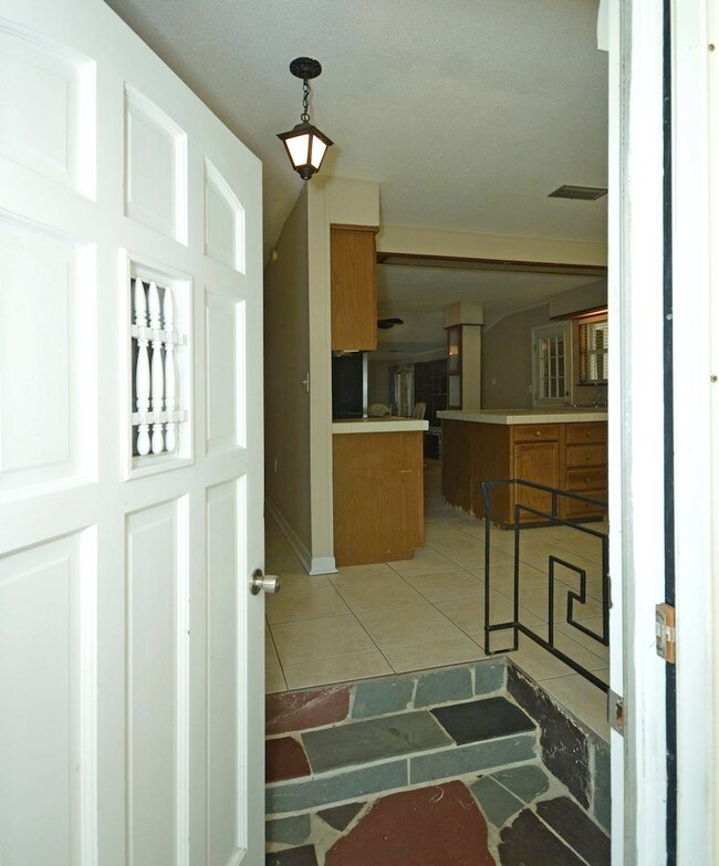 front door open
