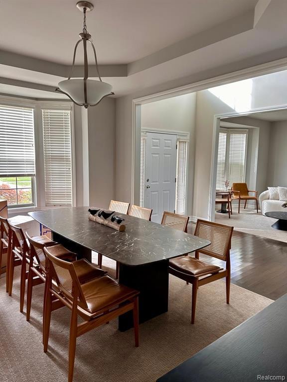 View of dining space