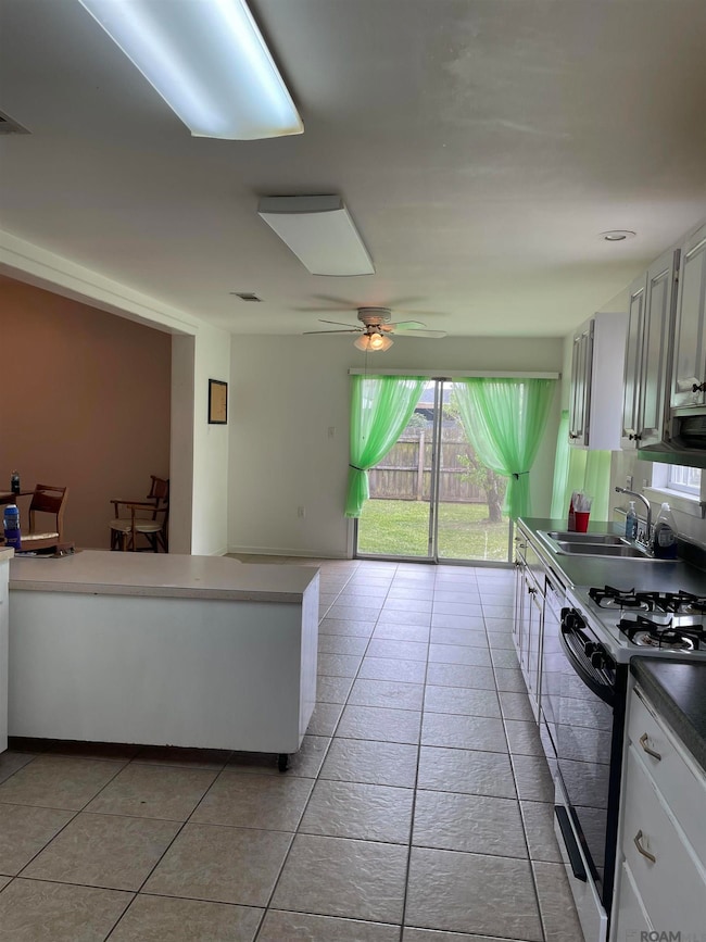 Bright Breakfast Area is Open to the Living Room