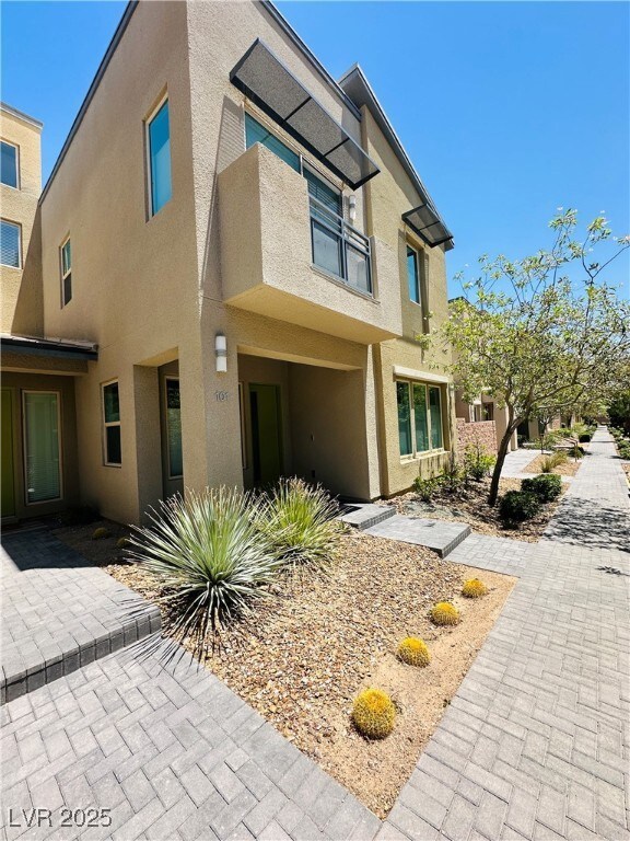 Multi unit property with stucco siding