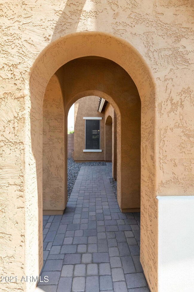 Walkway to entry