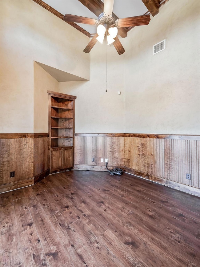Private Study with gorgeous woodwork.