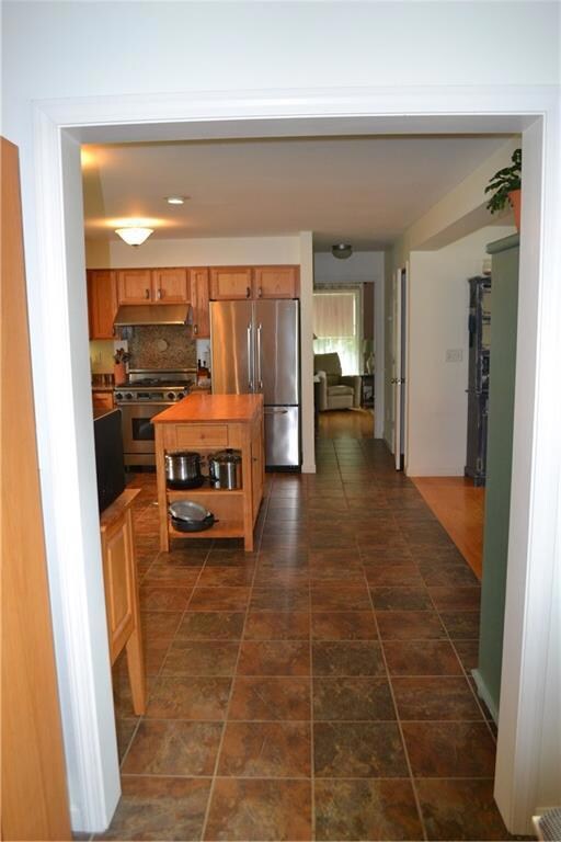 View looking from the mudroom to the...
