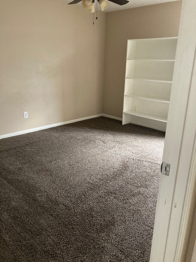 Secondary bedroom with built-ins