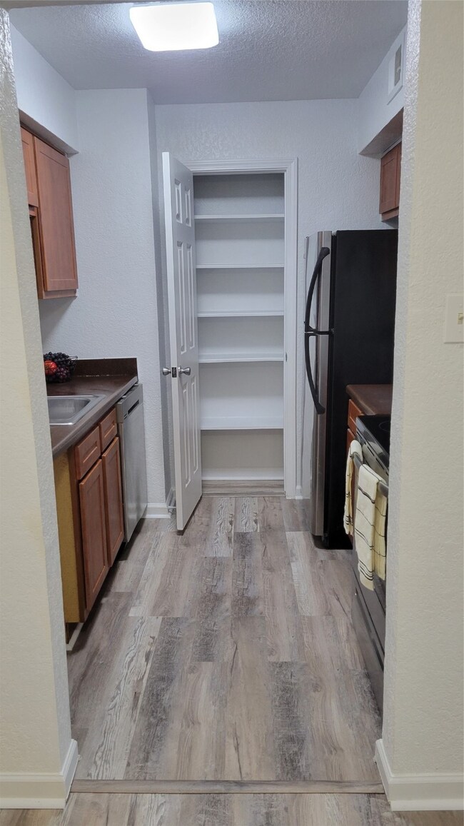 Kitchen with pantry