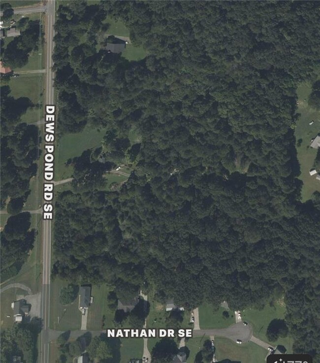 Aerial view of property's location
