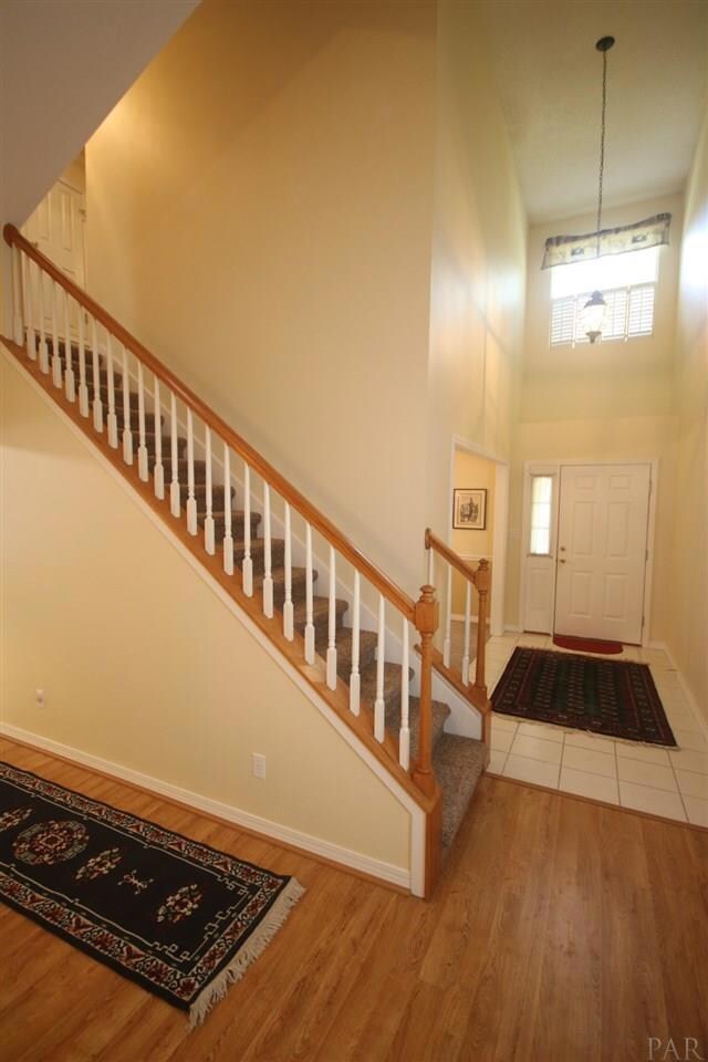 is the Formal Dining rm. off foyer. Laminate wood.